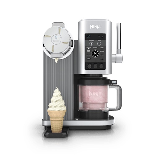 Ninja CREAMi Scoop and Swirl Soft Serve Ice Cream Machine